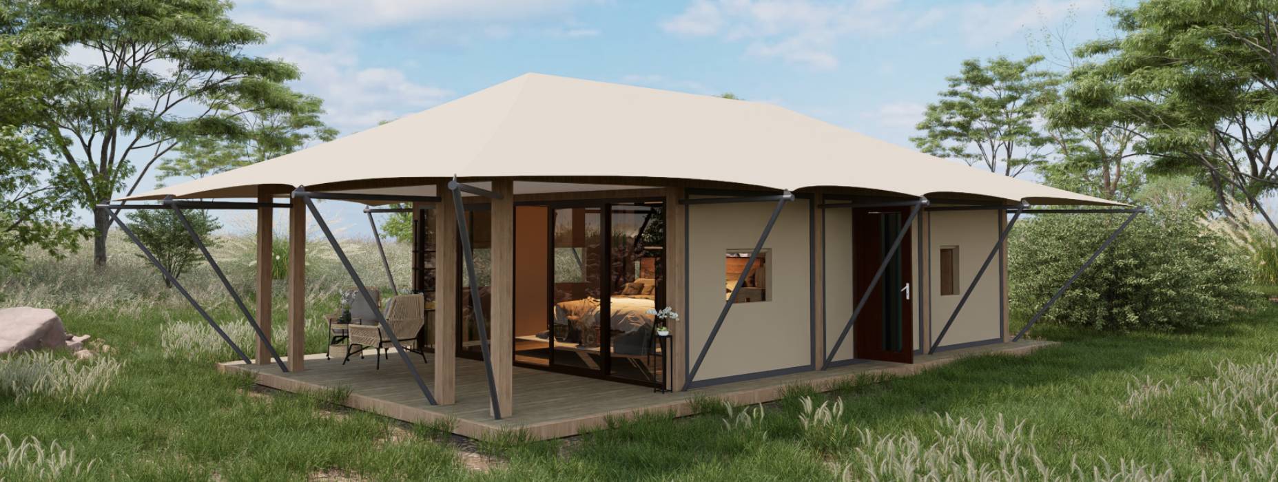 禄劝户外酒店帐篷厂家